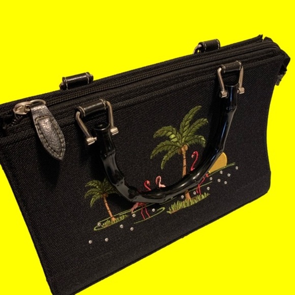 Mini bamboo handle bag - Picture 5 of 5